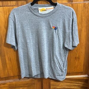 Aviator Nation Gray Short Sleeve Tee